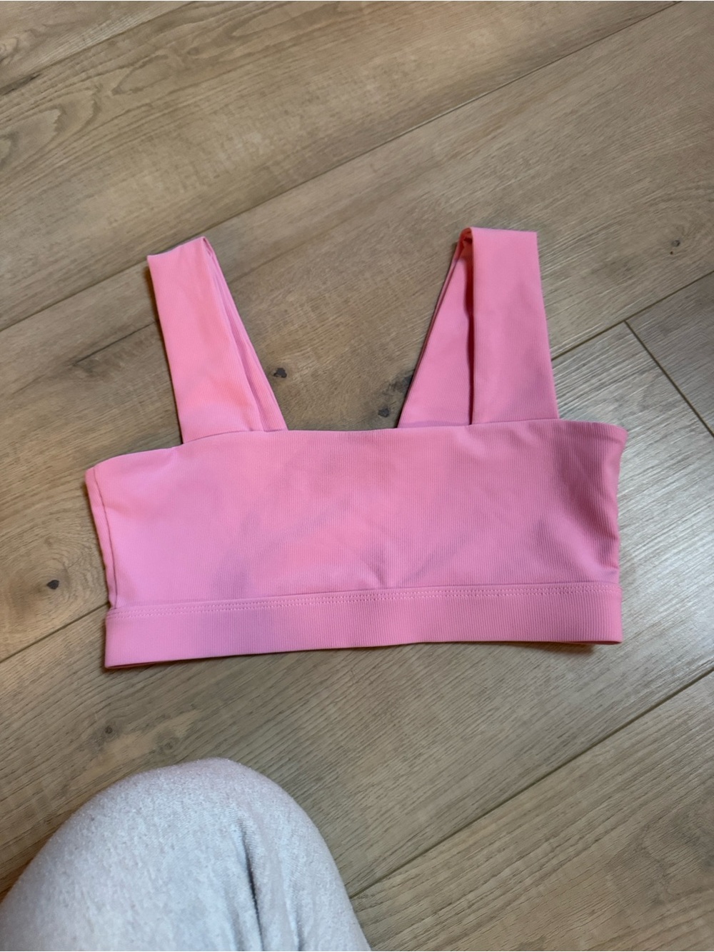 Wilo The Label Pink Sports Bralette with Wide Straps